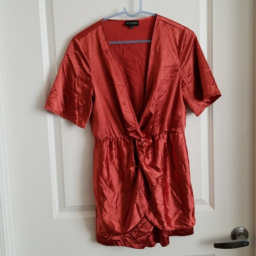 Rusty Red Romper